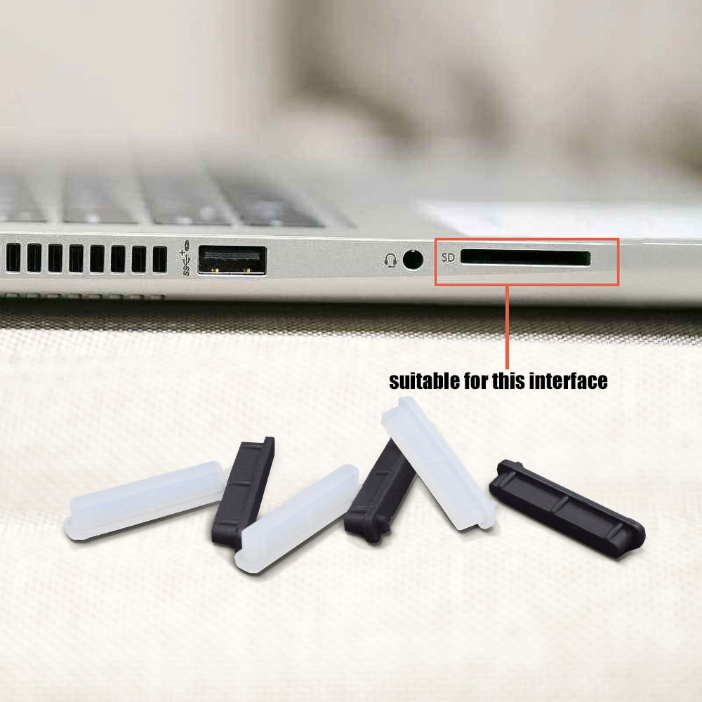 Laptop Accessories Protector - 9Pcs Penutup Pelindung Port Anti Debu