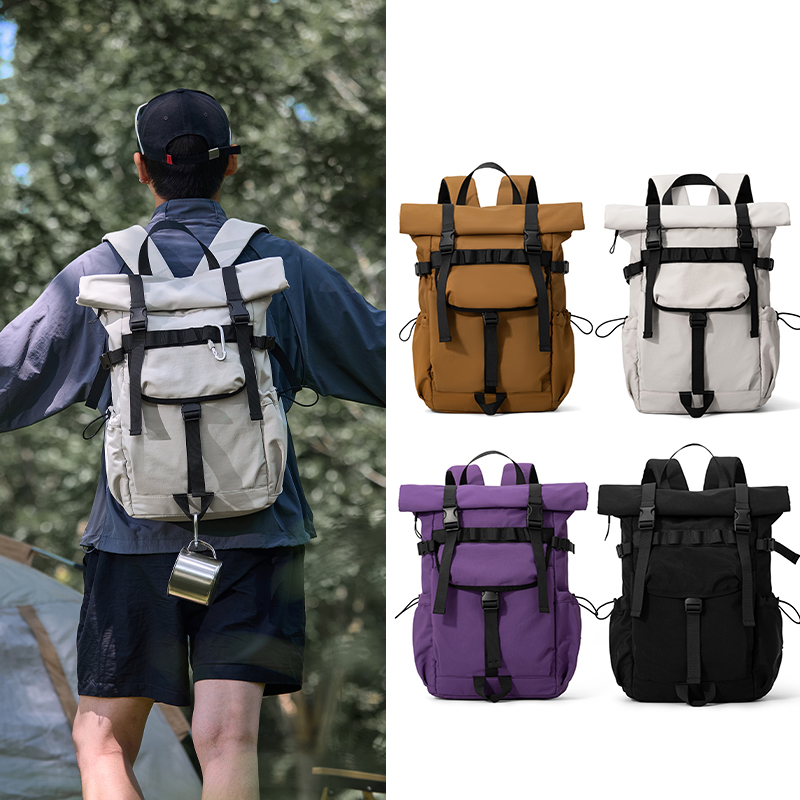 Laptop Bag Waterproof - Ransel Pria Baru Model Roll Mouth