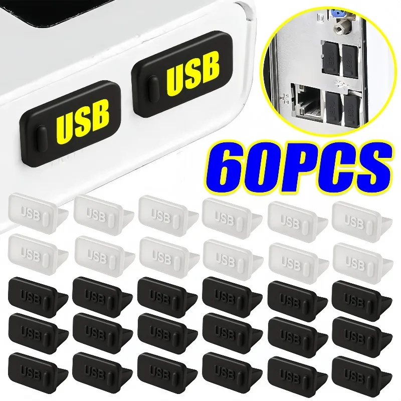 Laptop Accessories Protector - Penutup Debu Port USB Silikon Pelindung