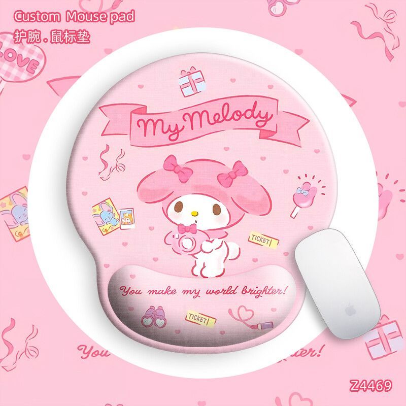 Laptop Accessories For Wrist Support - Alas Mouse Karakter Lucu Kawaii, Penyangga