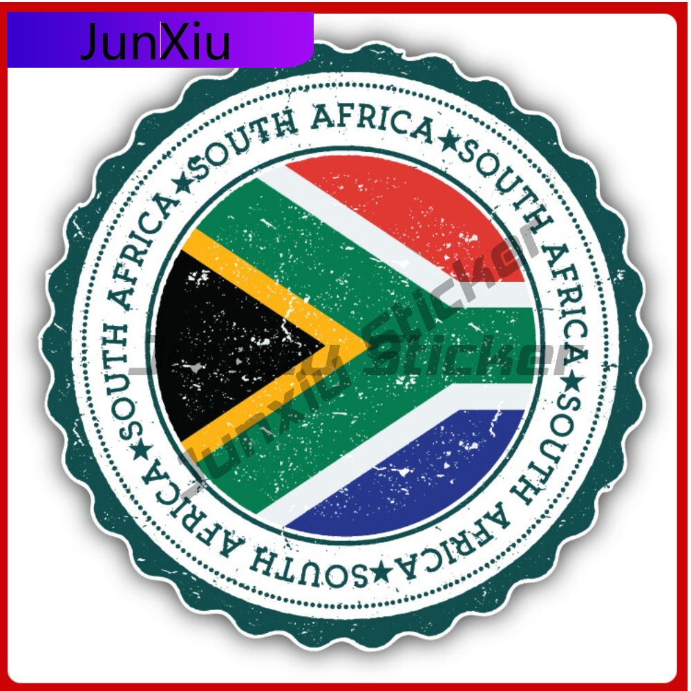 Laptop Accessories South Africa - Stiker Kreatif Bendera Afrika Selatan Stiker