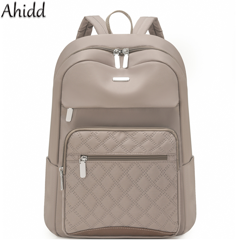 Tas Ransel Wanita Motif Kotak- - Laptop Bag Waterproof ulasan dan harga