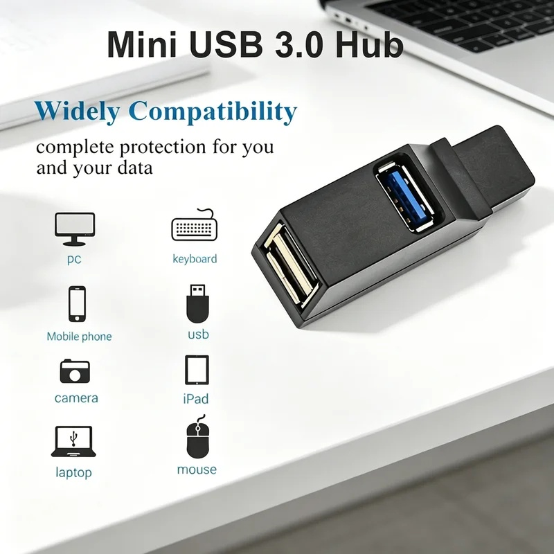 USB 3.0 2.0 Hub Splitter 3 Por - Laptop Accessories Hub ulasan dan harga