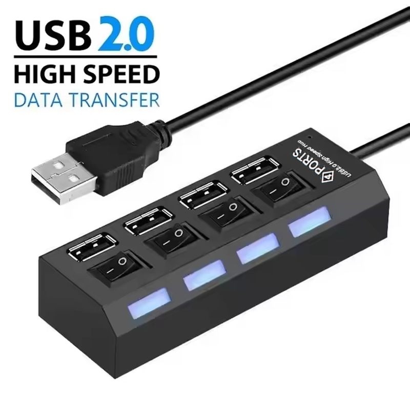Splitter Ekstensi Hub USB 2.0  - Laptop Accessories Kit ulasan dan harga