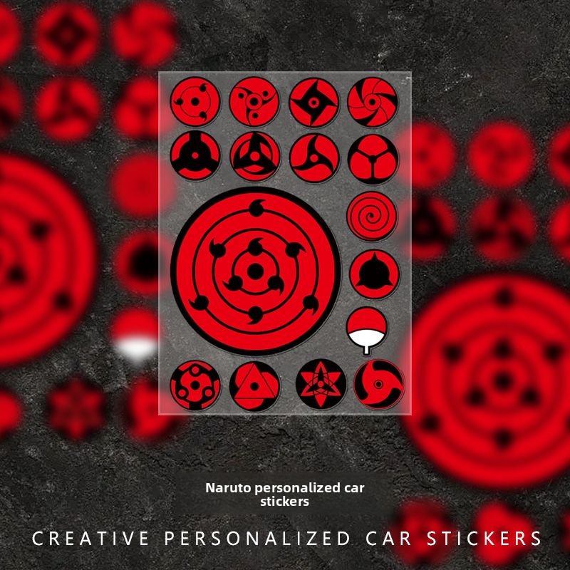Set Stiker Mata Sharingan, Sti - Laptop Accessories Kit ulasan dan harga