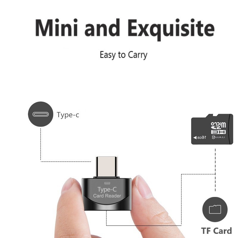 Pembaca Kartu Micro SD TF OTG  - Xiaomi Laptop Accessories ulasan dan harga