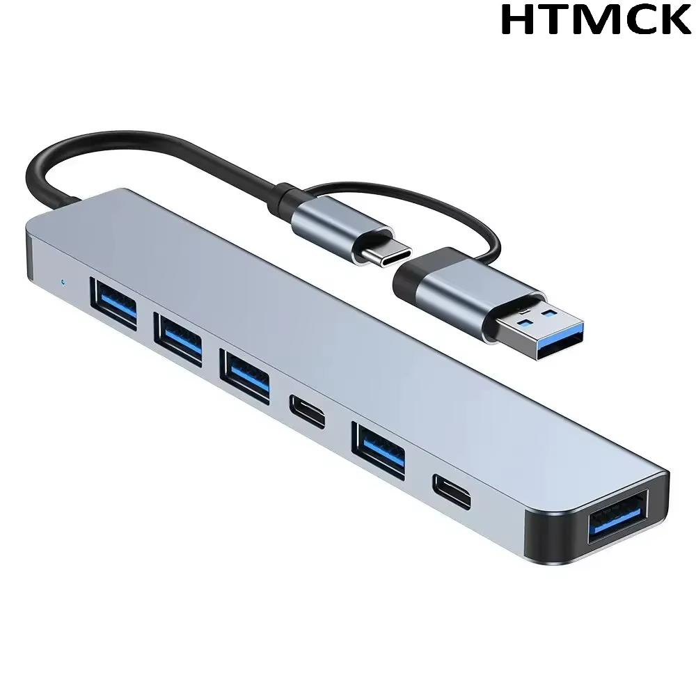 Hub USB C 8 in 2 Multi Port Do - Laptop Accessories Hub ulasan dan harga