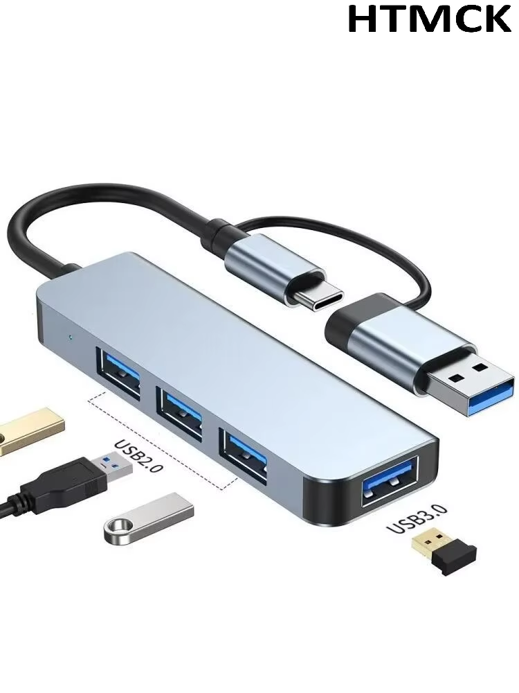 Hub USB C 8 in 2 Multi Port Do - Laptop Accessories Hub ulasan dan harga