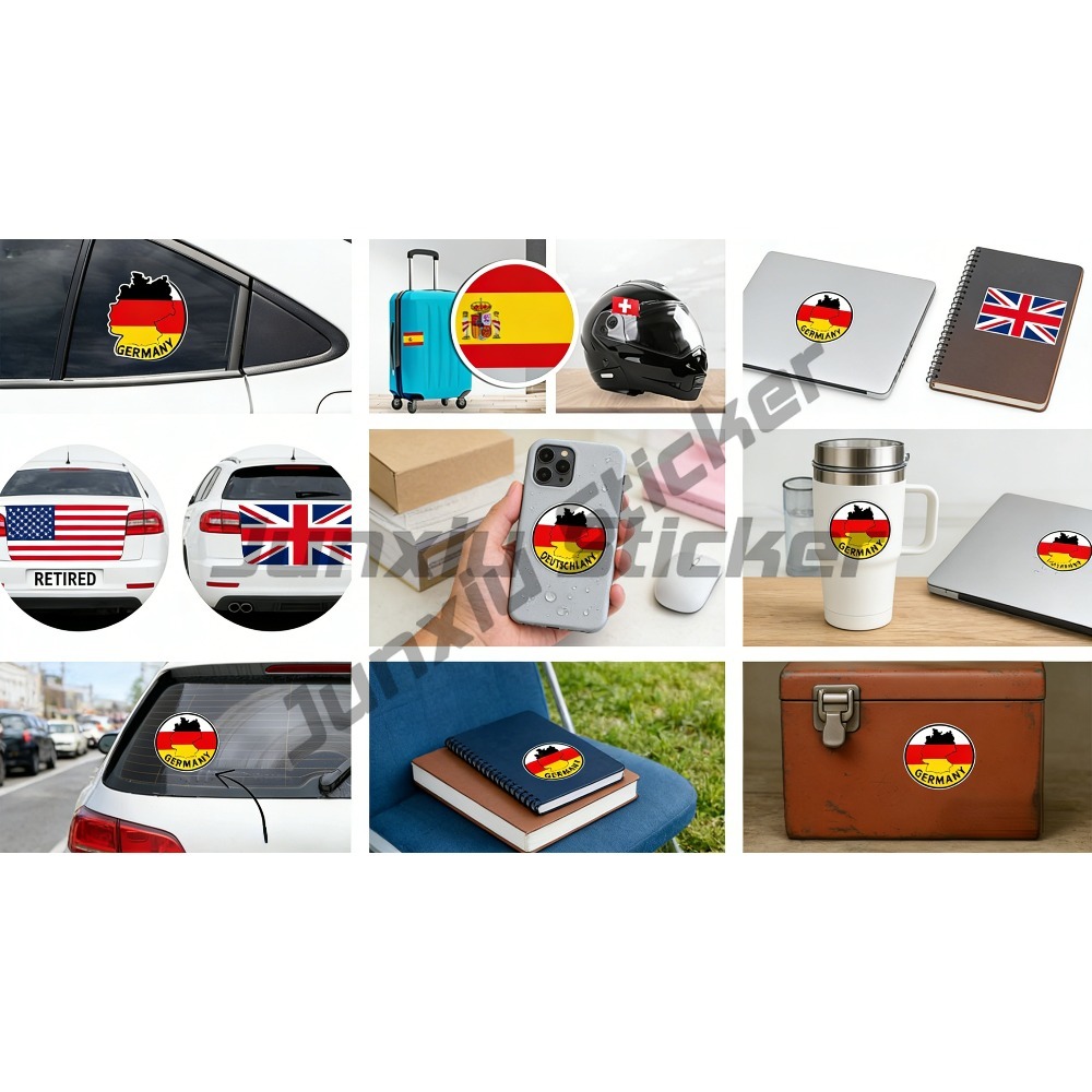 Stiker Kreatif Bendera Afrika  - Laptop Accessories South Africa ulasan dan harga