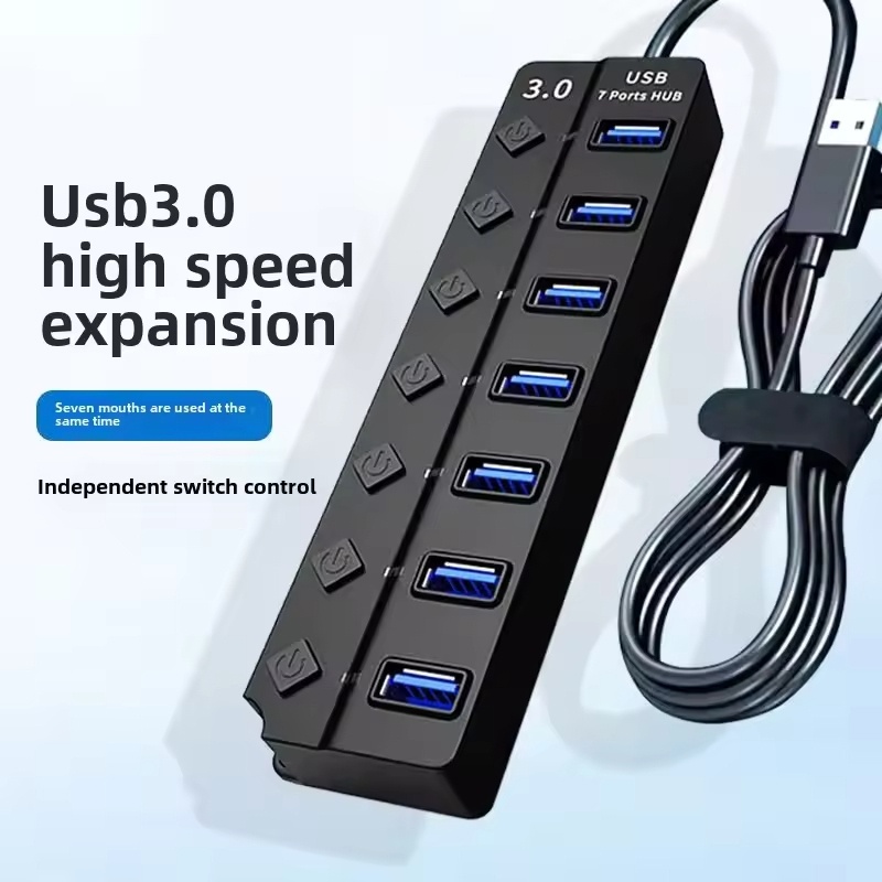 Adaptor Daya USB 3.0 4/7 Port, - Laptop Accessories Hub ulasan dan harga
